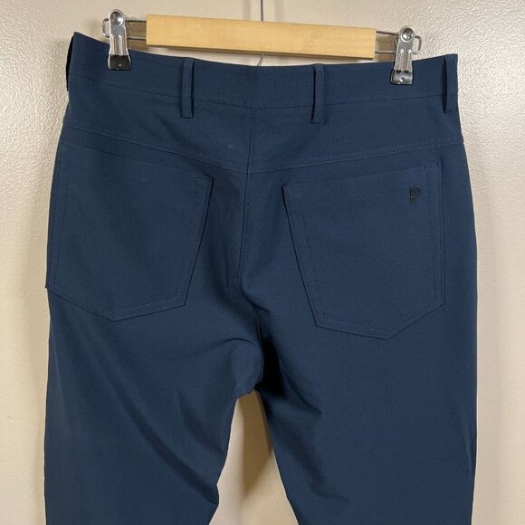 Public Rec Workday Pants Mens Size 31x30 Blue Straight Office Career Work Travel - Picture 10 of 12